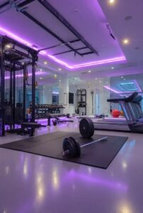 gym inside the house