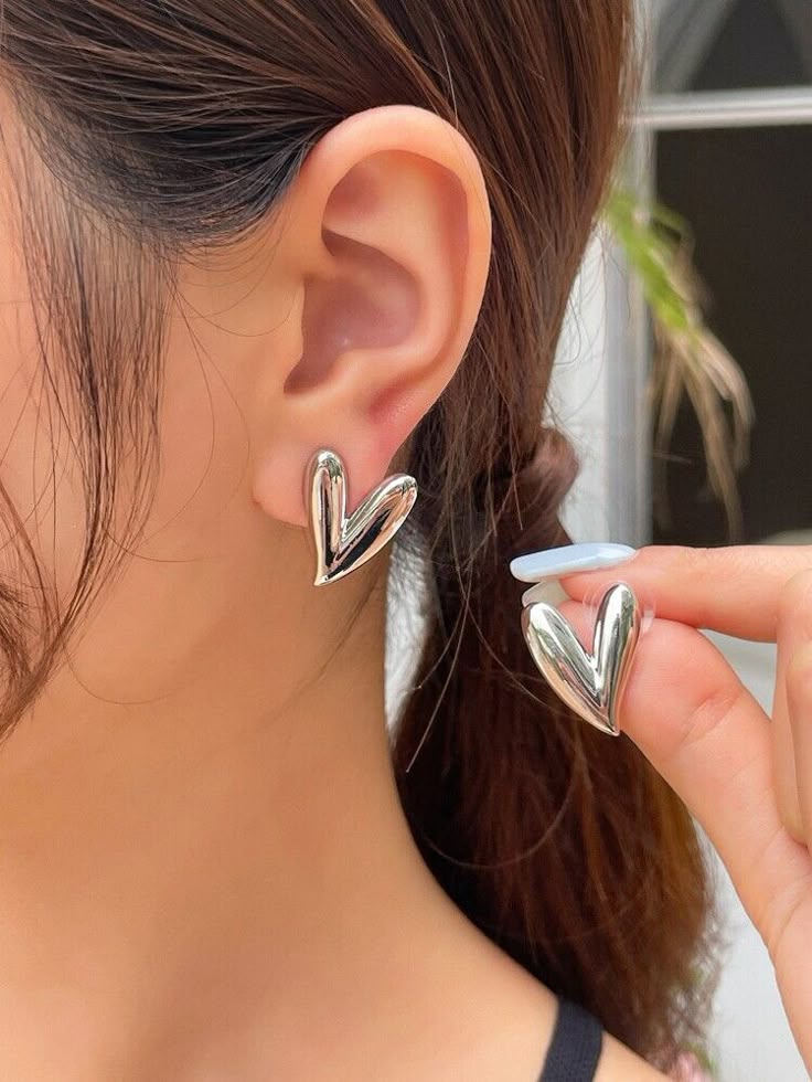 Heart Drop Earrings