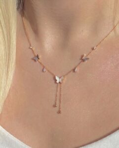 Ethereal Butterfly Tassel Necklace