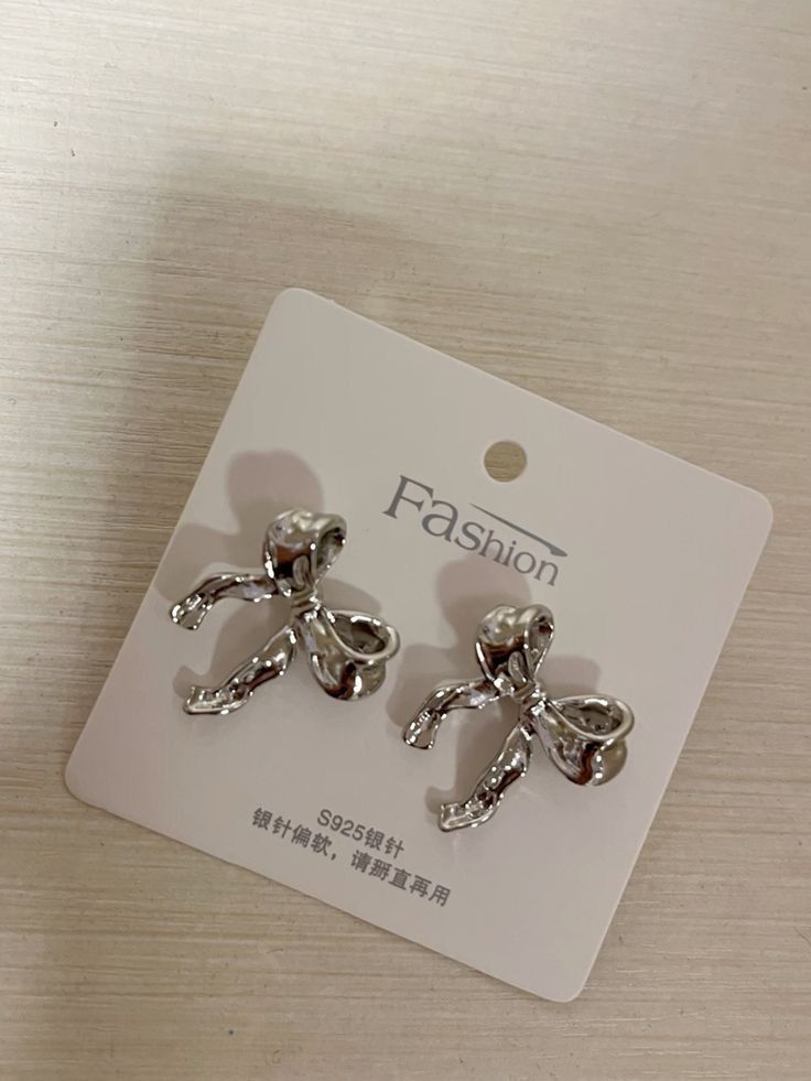 Bow Stud Earrings